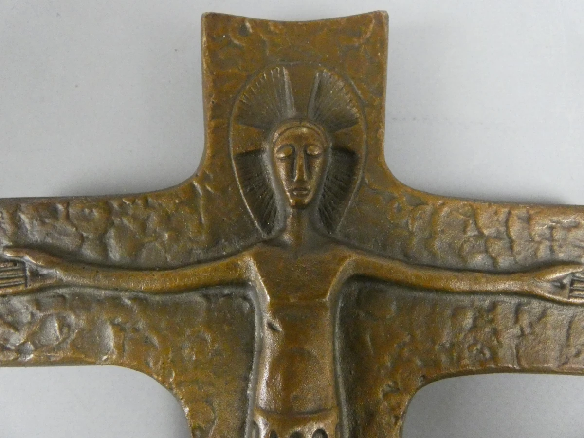 Bronzen wandkruis - foto 2