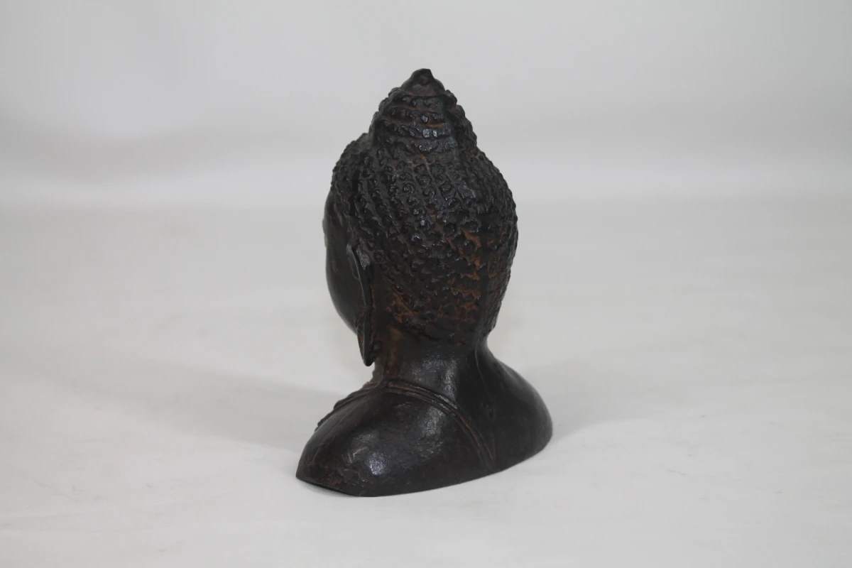Bronzen Boeddha hoofd - foto 2