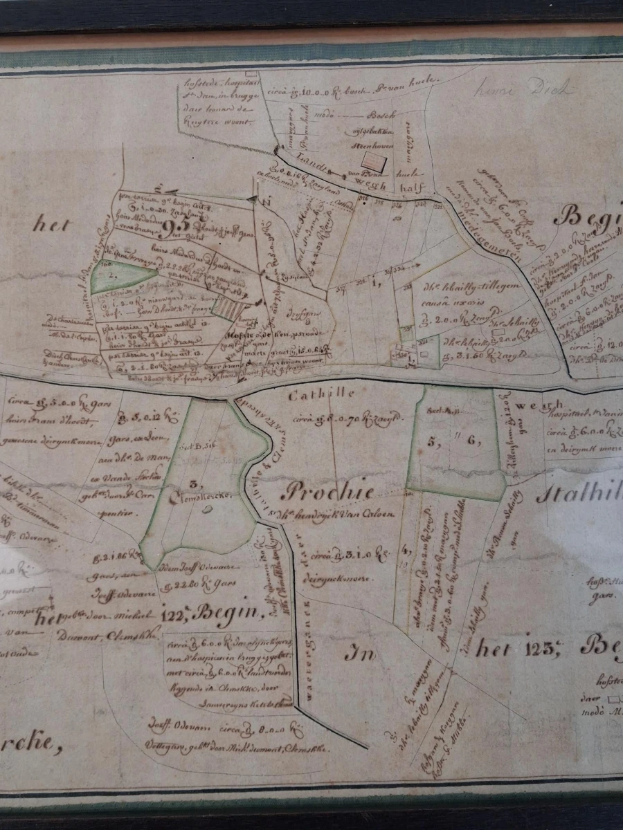 Historische figuratieve landkaart (of ommeloper) - foto 3