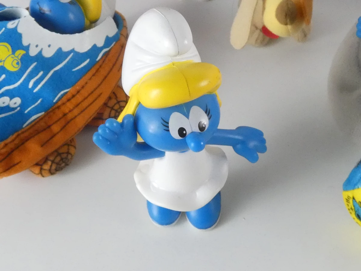 Lot van Smurfenfiguren met Gargamel-knuffel. - foto 6