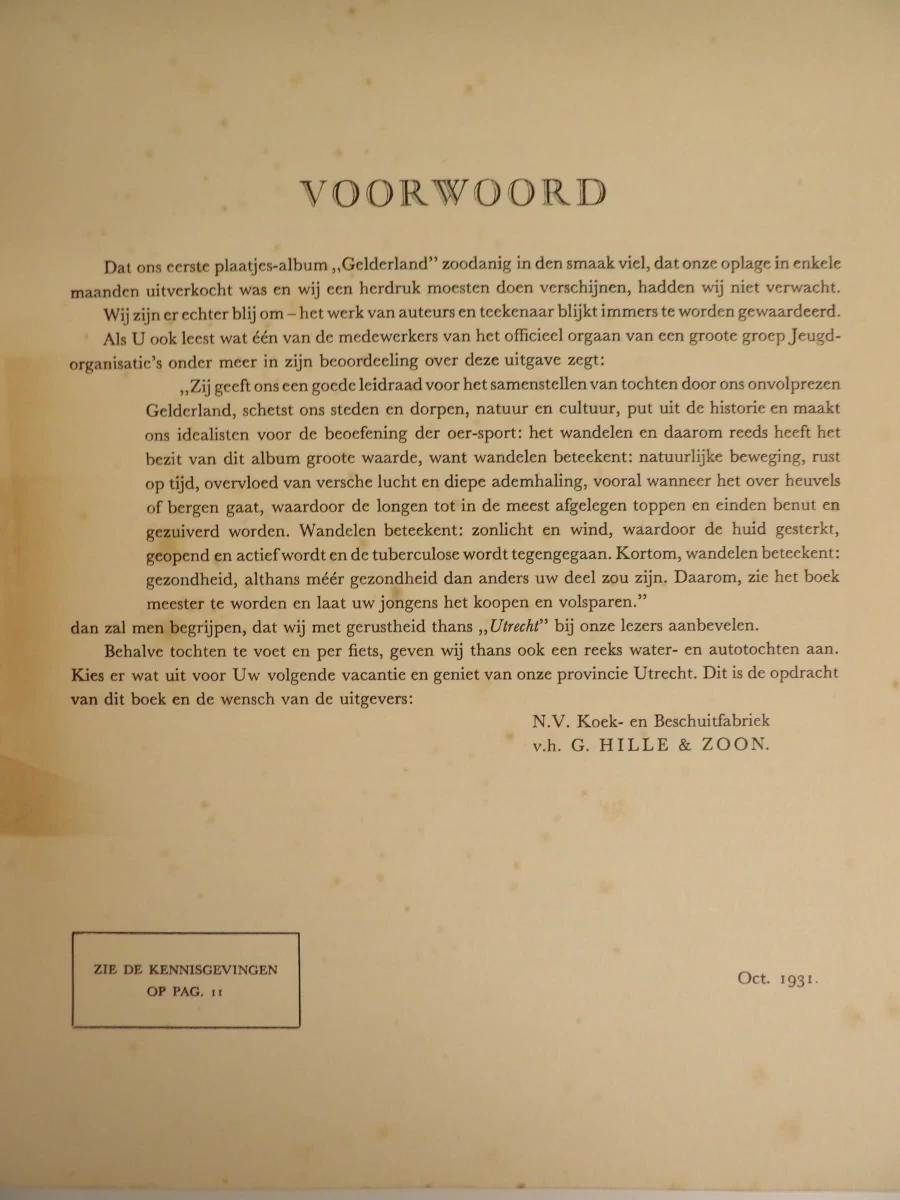 Hille-plaatjesalbum - "Zwerftochten door ons land: Utrecht" (1931) - foto 5