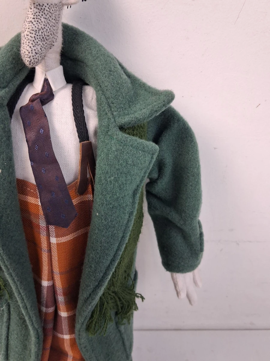 Kunstpop (art doll) gemaakt door de bekende Poolse kunstenaar Paweł Althamer en zijn vrouw Monika Szambelan - foto 4
