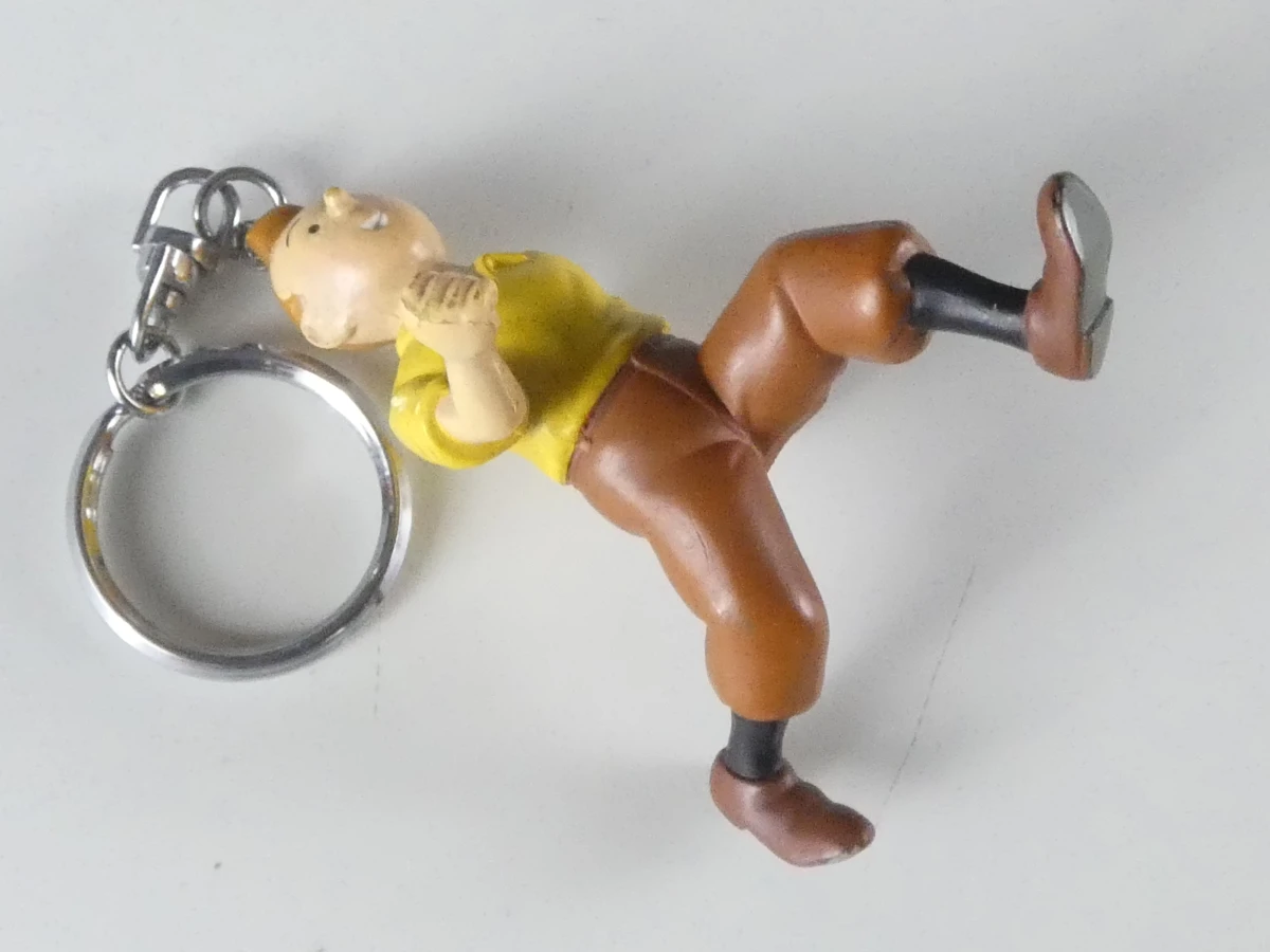 Set van 13 Kuifje-figuren (2 sleutelhangers) met Abdallah-beeldje - foto 5