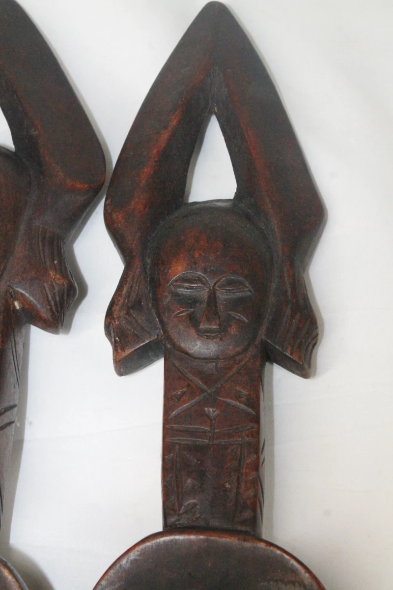 2 Traditionele Afrikaanse lepels - foto 4