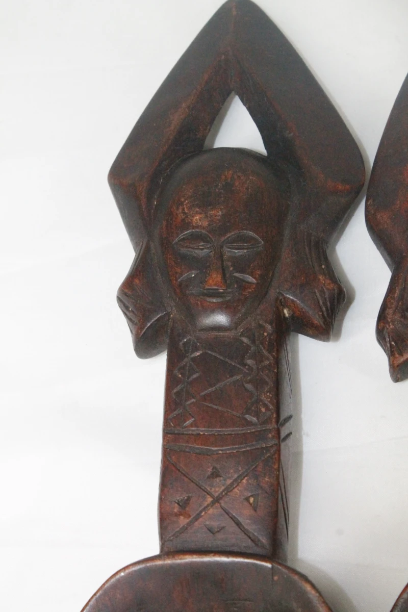 2 Traditionele Afrikaanse lepels - foto 5