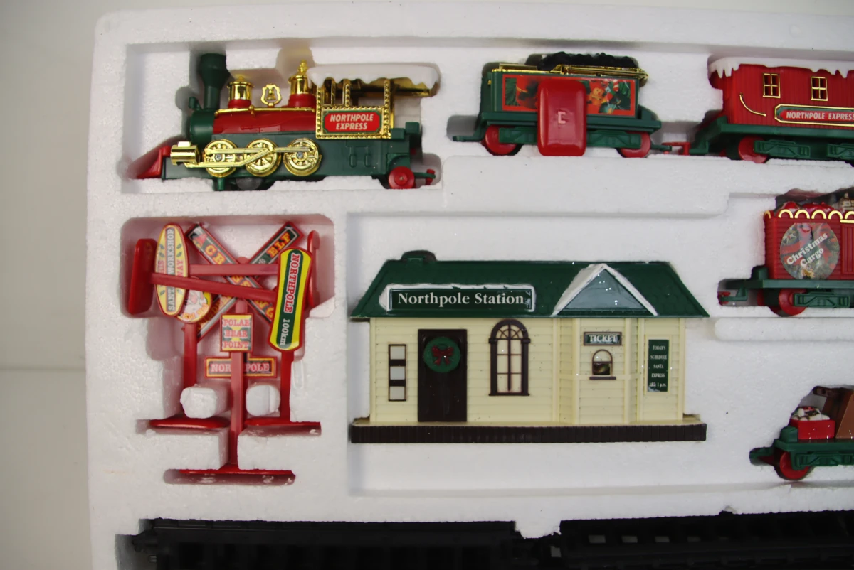 Vintage Toy State "Northpole Express" Kersttrein Set (Model 5307) - foto 2