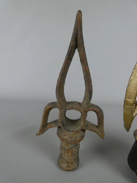 Set van twee metalen ornamenten - foto 2