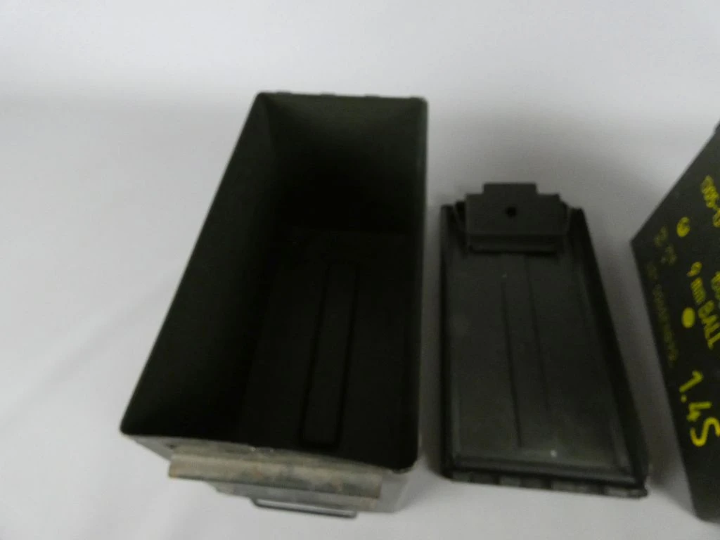 Set van 2 metalen munitiekisten 9mm - foto 5