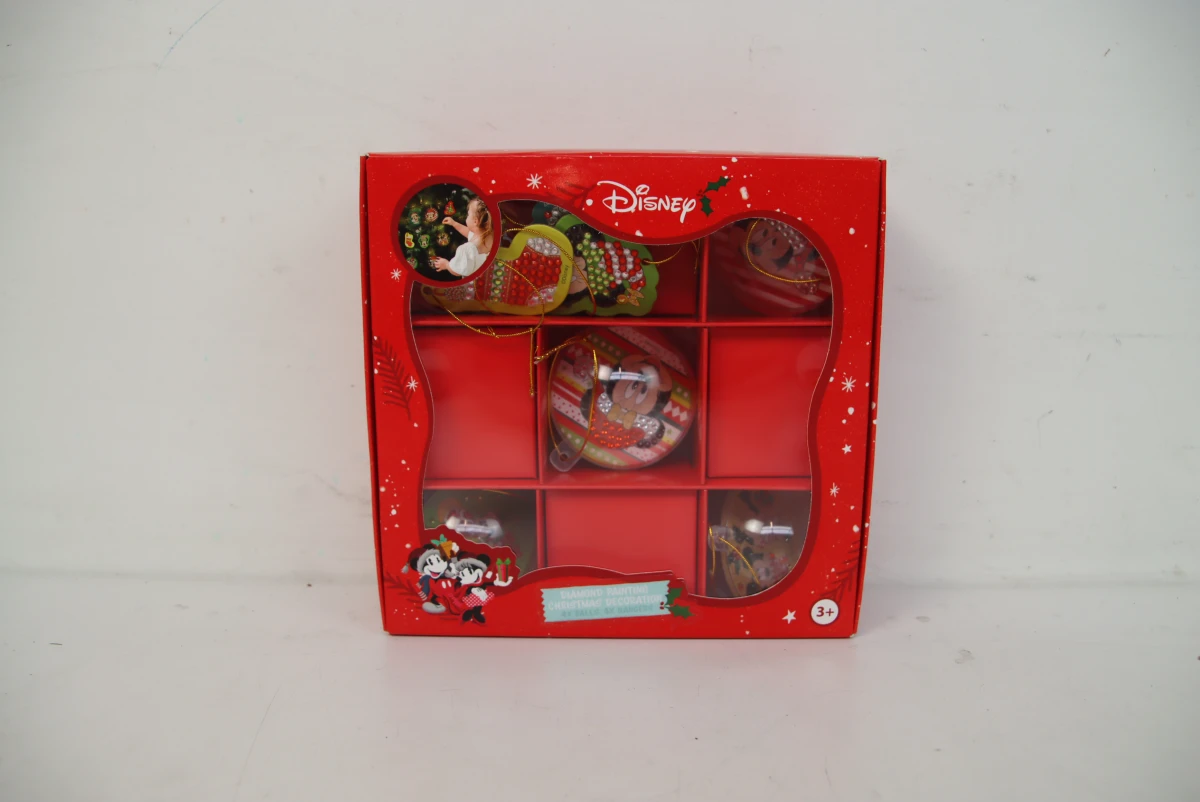 Disney Diamond Painting Kerstversiering Set (Mickey & Minnie) - foto 2