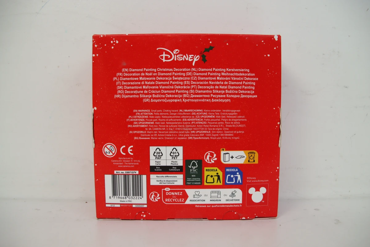 Disney Diamond Painting Kerstversiering Set (Mickey & Minnie) - foto 3