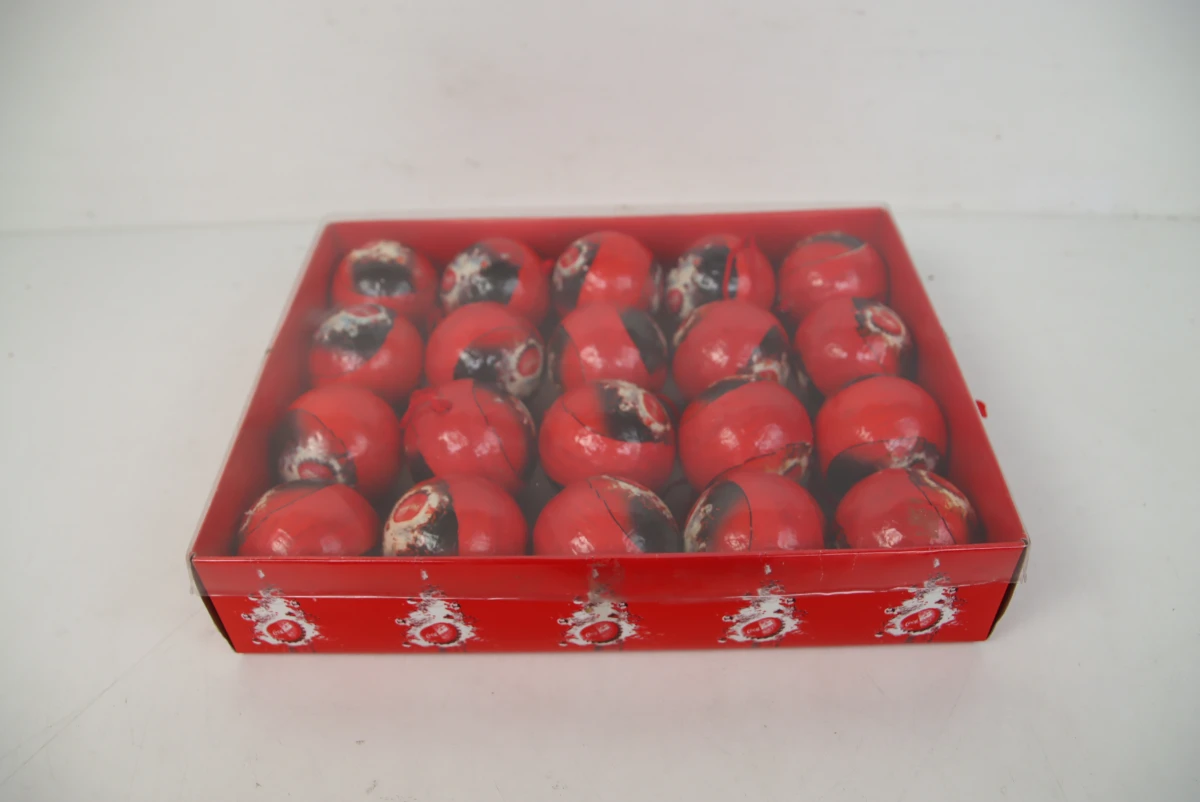 Set van 20 Vintage Coca-Cola Kerstballen (Decoupage/Papier-maché stijl) - foto 3