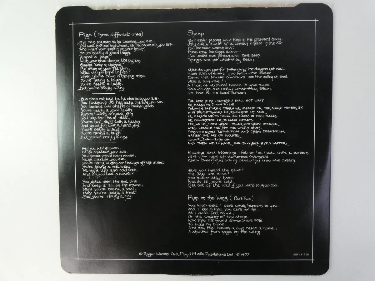 Vinylplaat Pink Floyd - Animals (1977) - foto 8