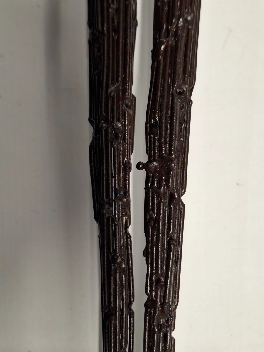 Paar modernistische metalen beelden in de stijl van Alberto Giacometti - foto 15