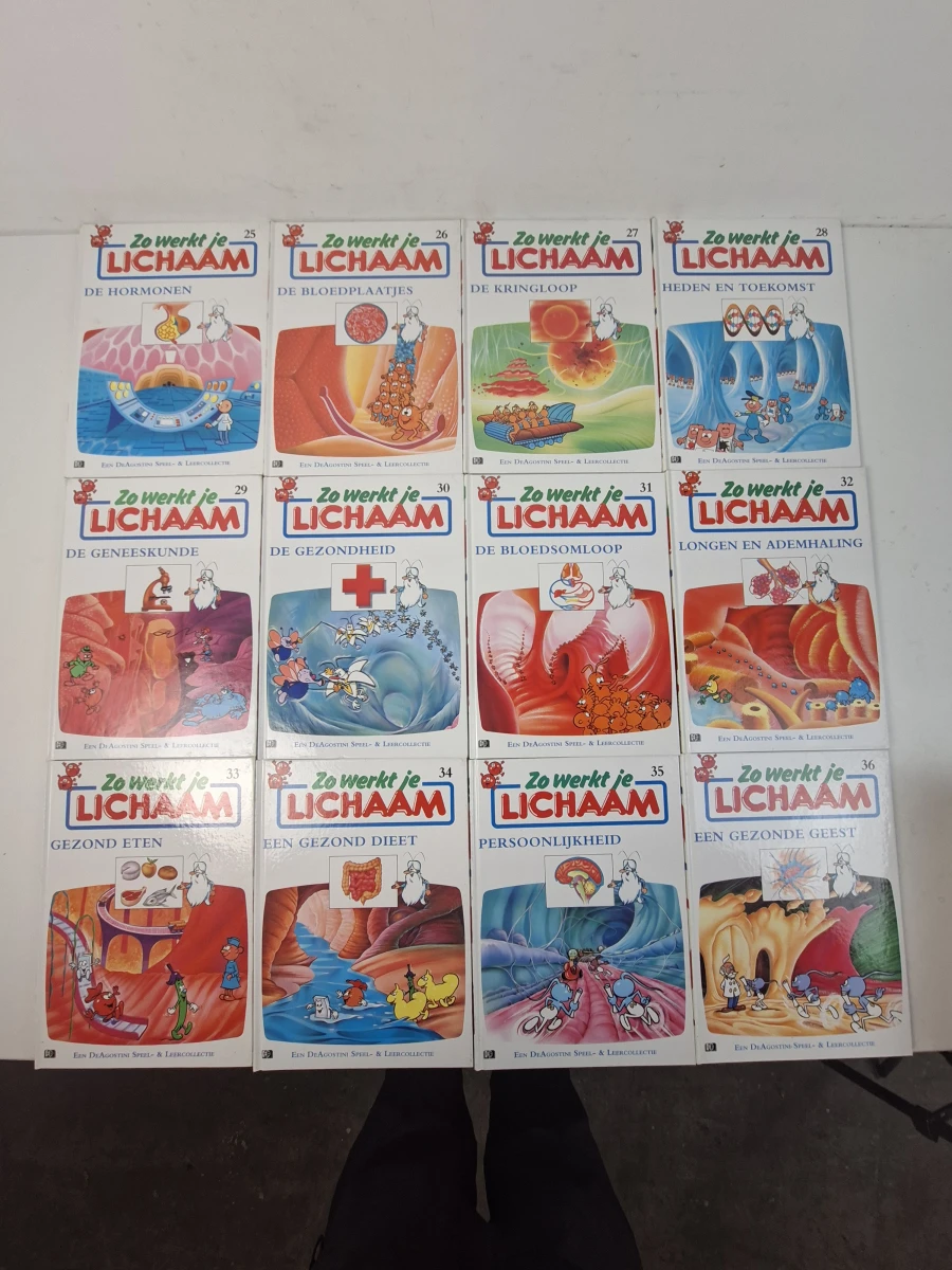 Nostalgische Leercollectie: Zo werkt je lichaam – Alle 50 boeken compleet - foto 6