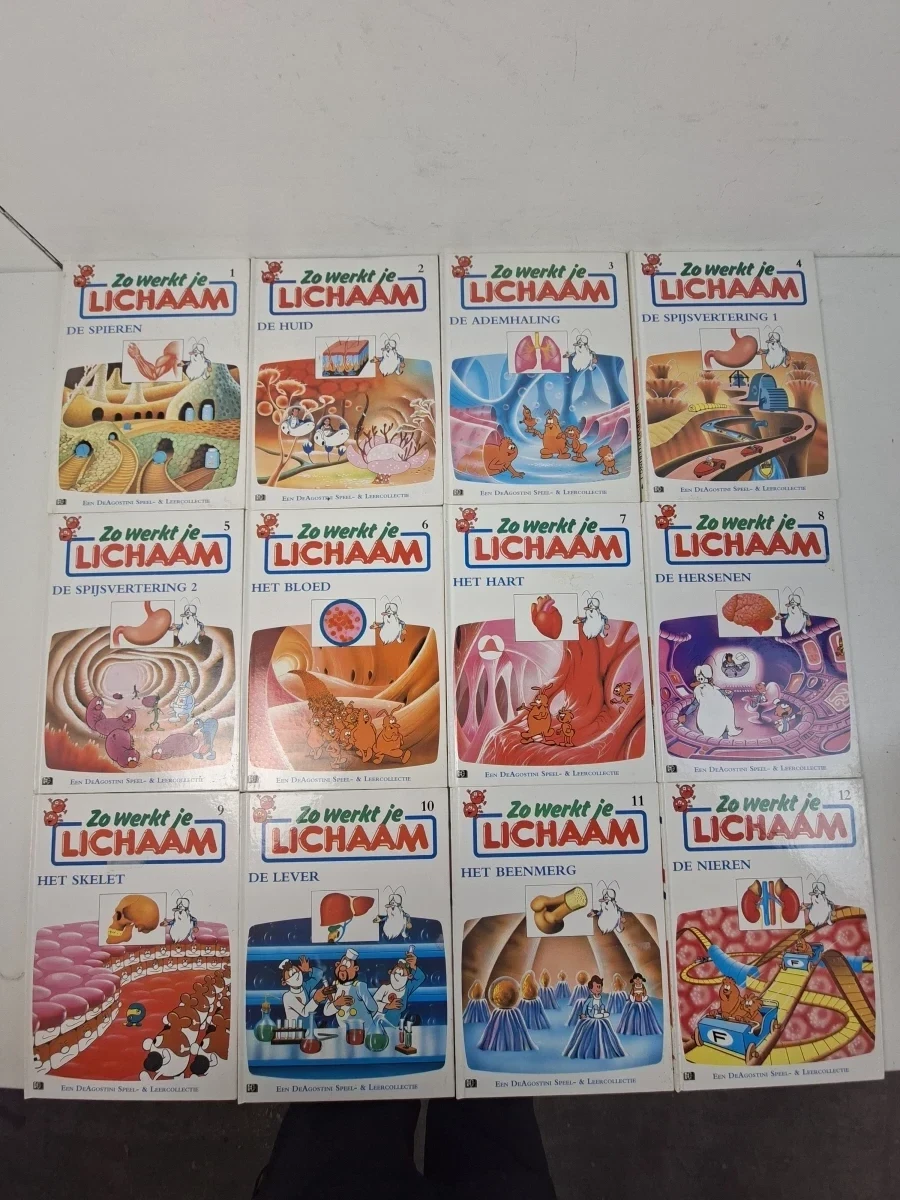 Nostalgische Leercollectie: Zo werkt je lichaam – Alle 50 boeken compleet - foto 4