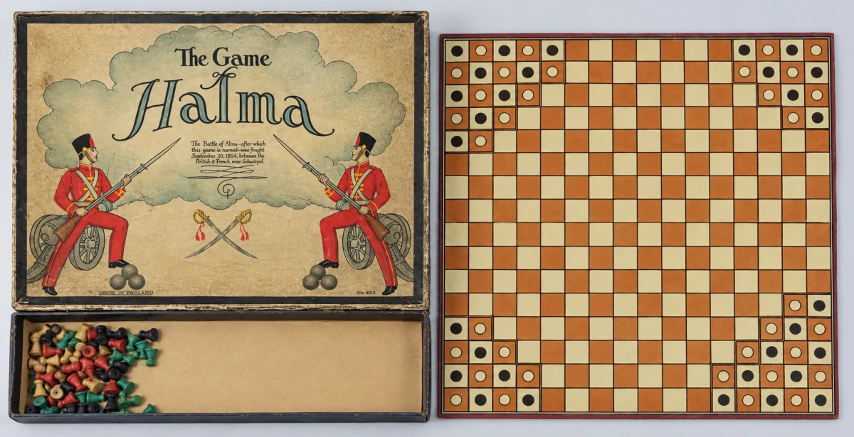 The Game of Halma klassiek strategisch spel uit 1854. - foto 2