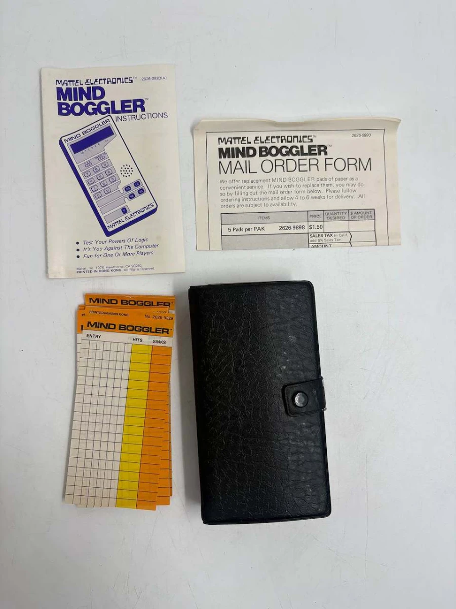 Mattel Electronics Mind Boggler: Vintage Handheld Game - foto 4
