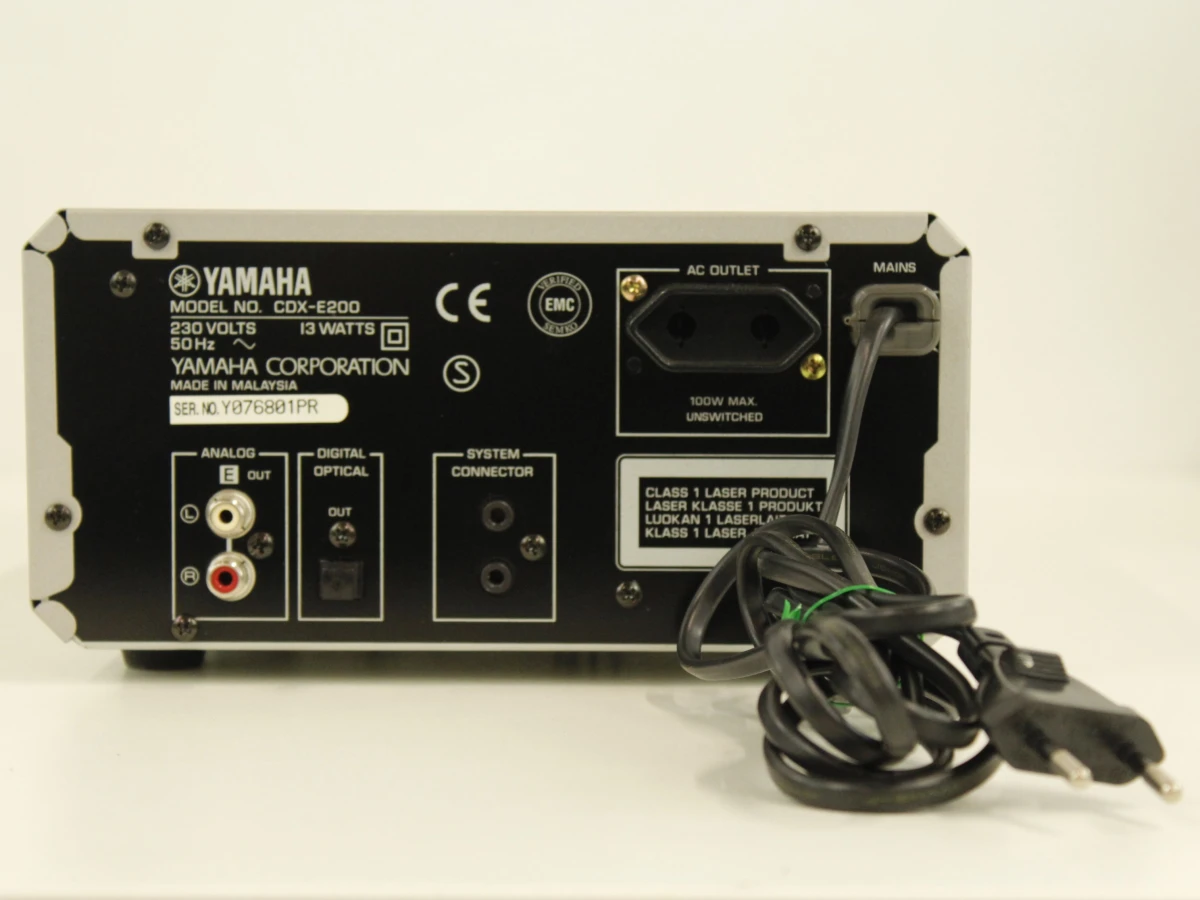 Yamaha PianoCraft E200 – Hifi-stereoset met CD-speler, receiver en luidsprekers - foto 7