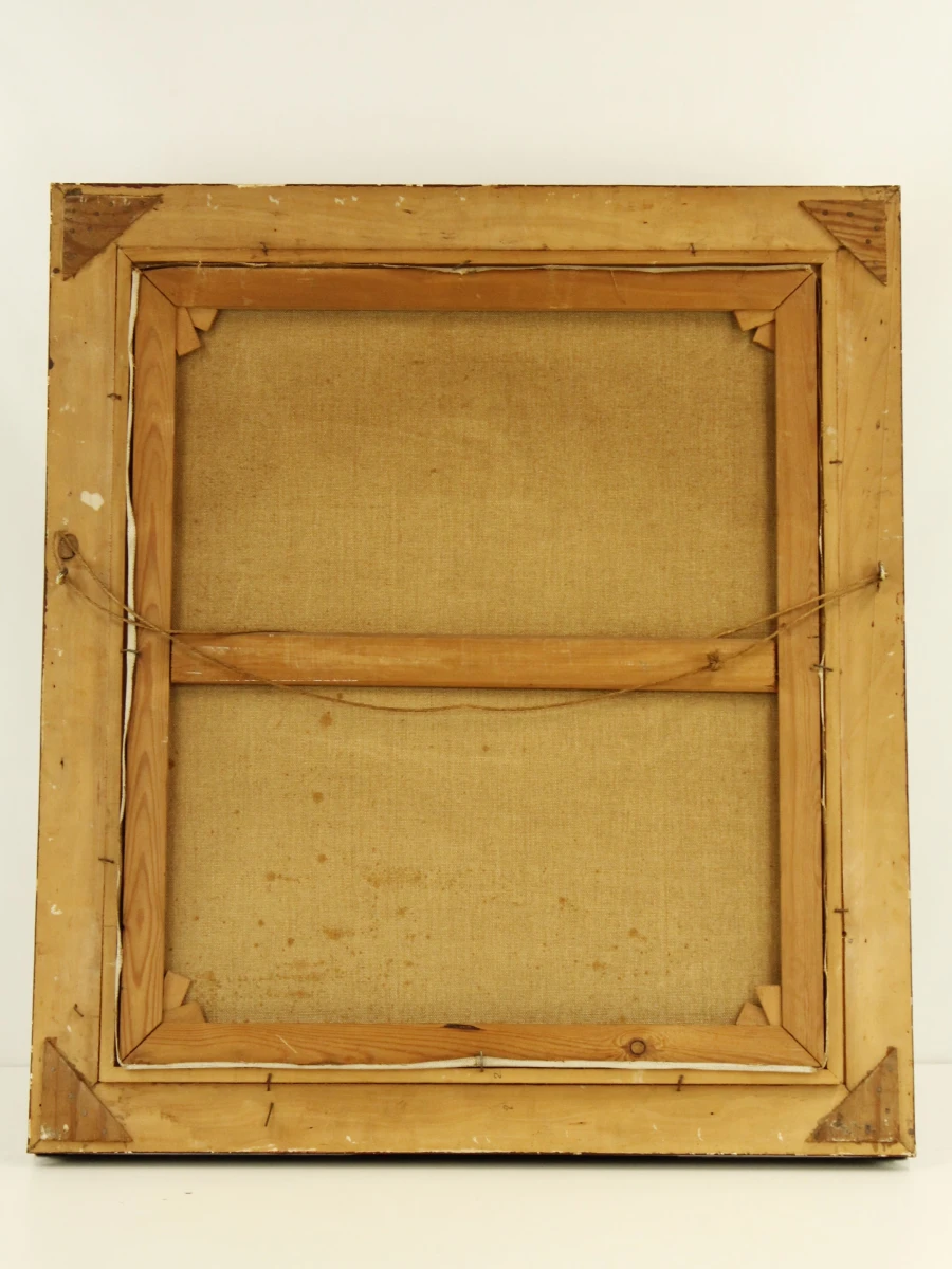 Albert Demoen (1916–1992) - Rustiek interieur met open haard - foto 10