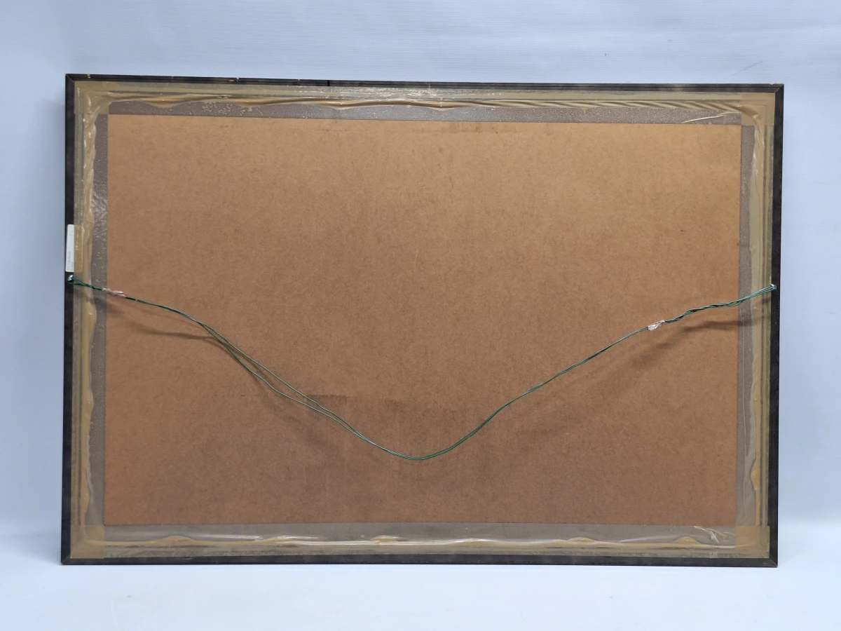 Schilderij van een expressief abstract landschap op papier - foto 11