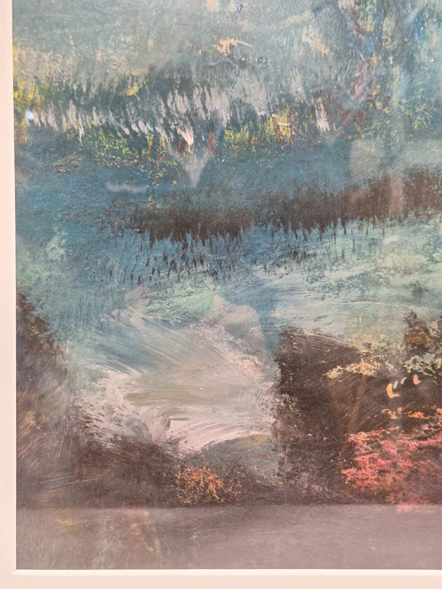 Schilderij van een expressief maritiem / stormachtig zee- en kustlandschap - foto 6