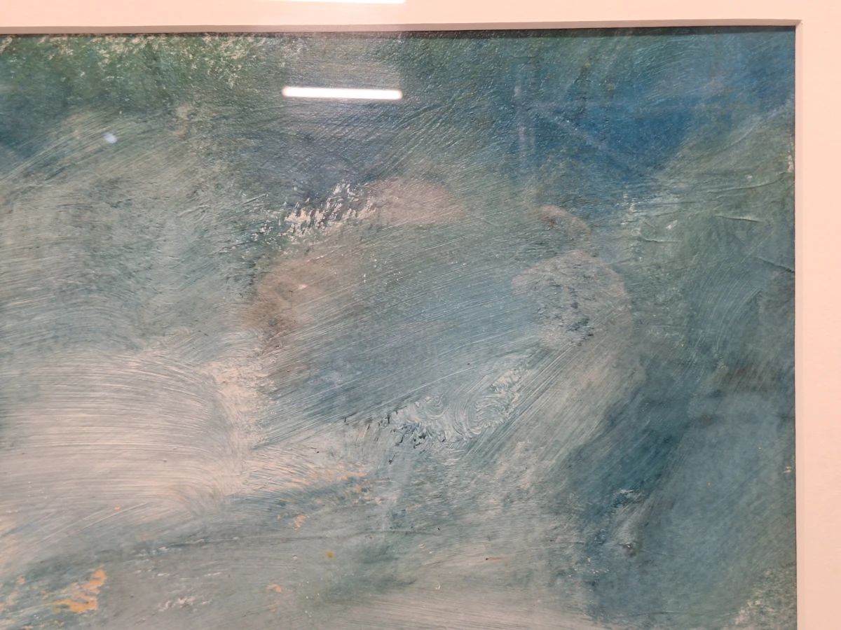 Schilderij van een expressief maritiem / stormachtig zee- en kustlandschap - foto 4