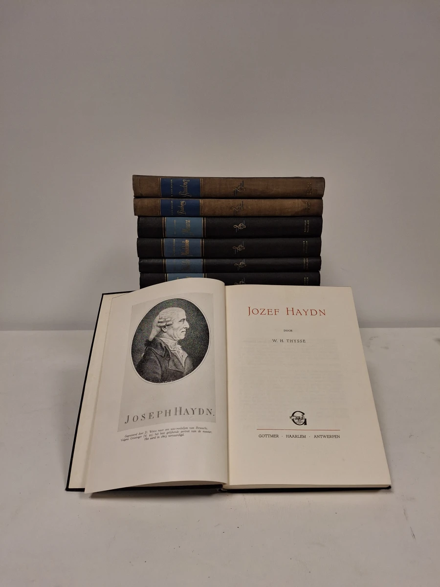 Set van 14 klassieke muziekboeken over verschillende componisten - foto 4