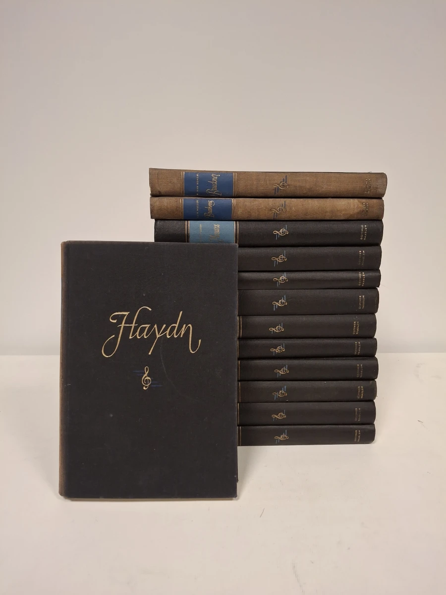 Set van 14 klassieke muziekboeken over verschillende componisten - foto 2