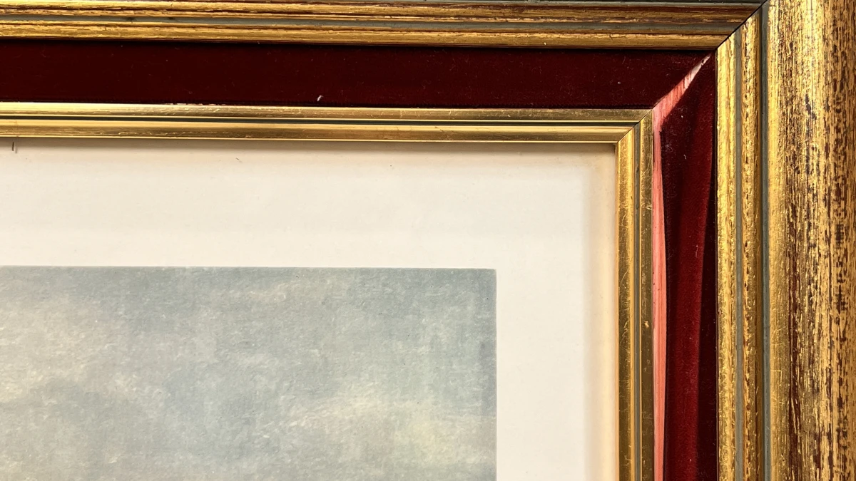 Grote Ingelijste Jachtprent "Le Duc d'Orléans et le Duc de Chartres en 1788" naar Carle Vernet - foto 4