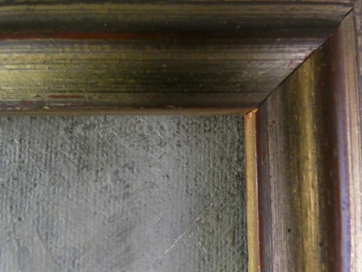 Olieverfschilderij van een zittend naakt – gesigneerd Kings - foto 16