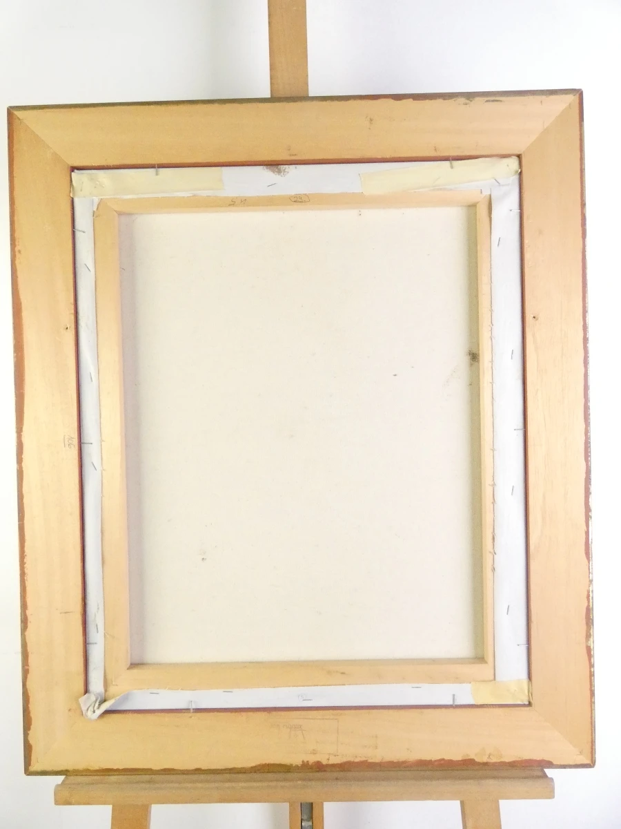 Olieverfschilderij van een zittend naakt – gesigneerd Kings - foto 17