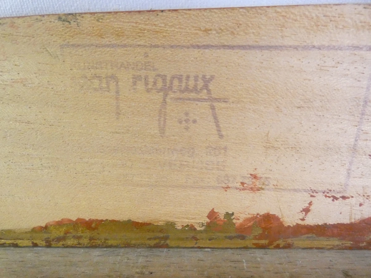 Olieverfschilderij van een zittend naakt – gesigneerd Kings - foto 18