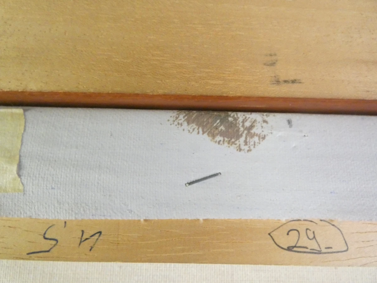 Olieverfschilderij van een zittend naakt – gesigneerd Kings - foto 21