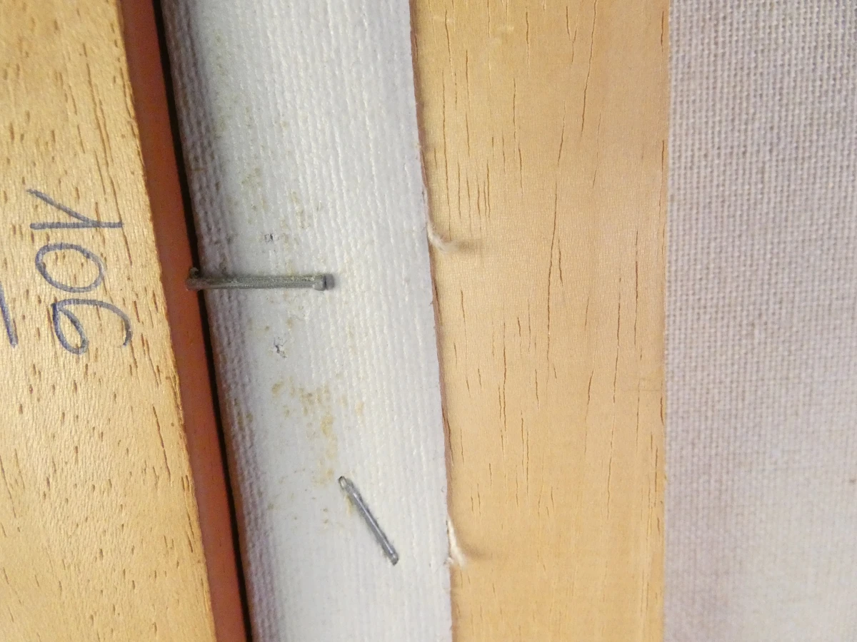 Olieverfschilderij van een zittend naakt – gesigneerd Kings - foto 23
