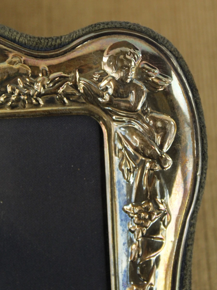 Drie sterling zilveren fotokaders Carr's of Sheffield - foto 6
