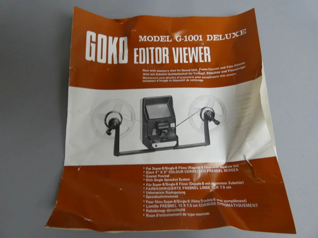 Goko G-1001 Deluxe Editor film viewer - foto 7