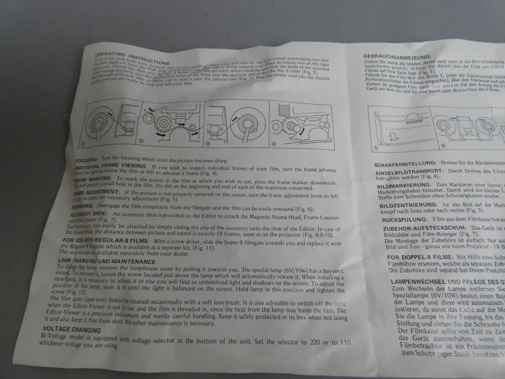 Goko G-1001 Deluxe Editor film viewer - foto 8