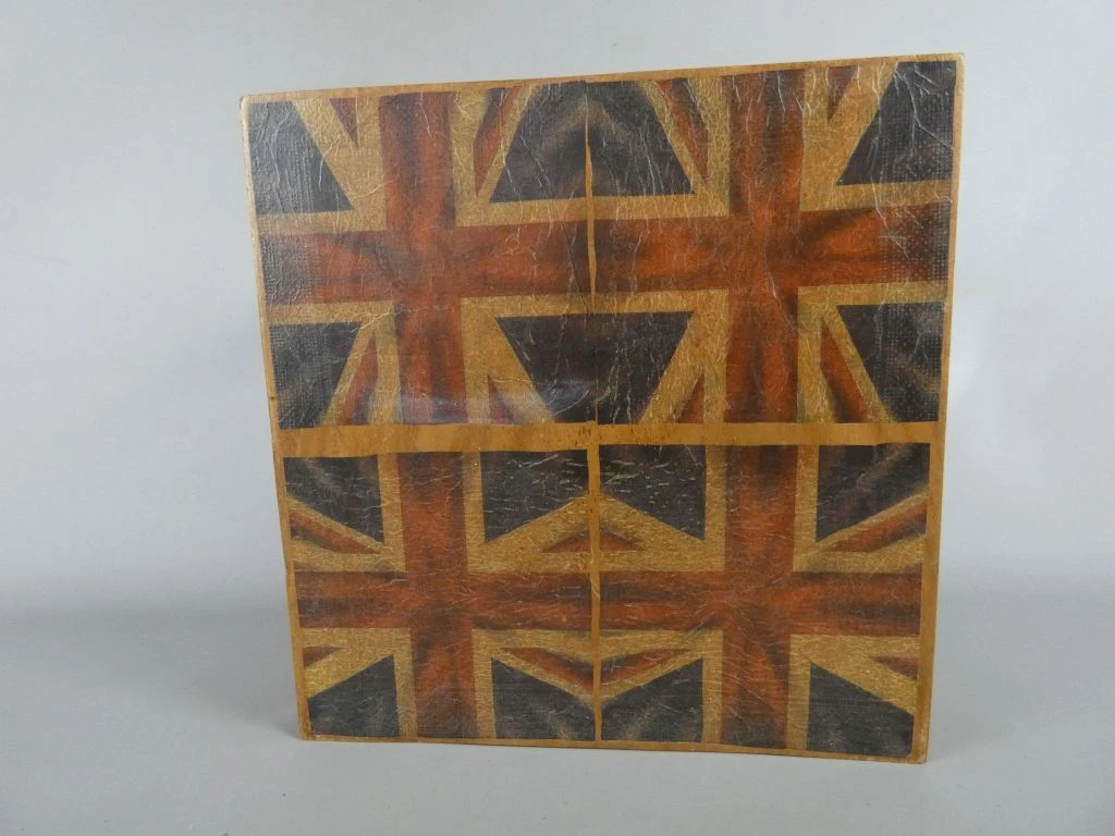 Houten bankje met Union Jack motief - foto 4