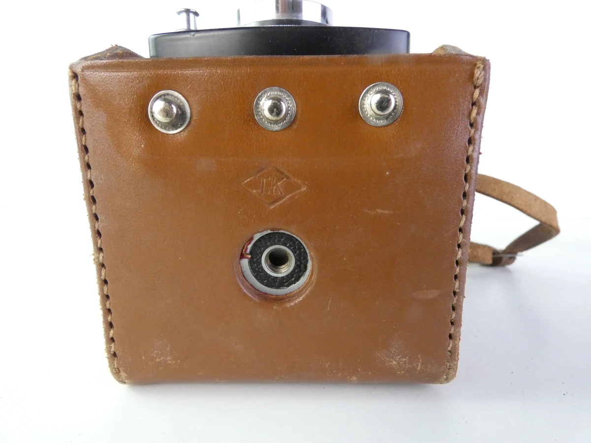 Vintage Yashicaflex tweelens camera met leren hoes - foto 5