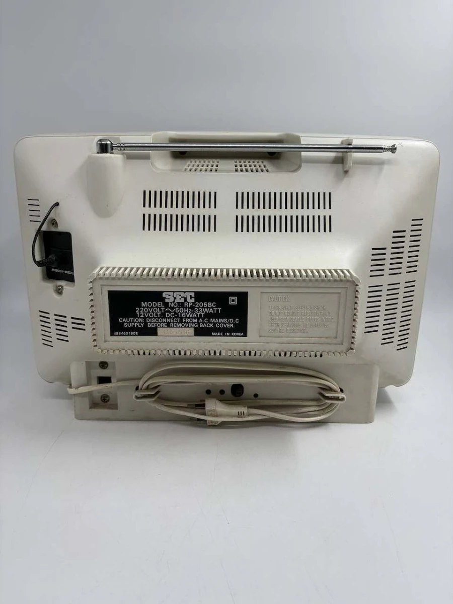 werkende SEC RP_205BC Draagbare zwart-wit televisie - foto 4