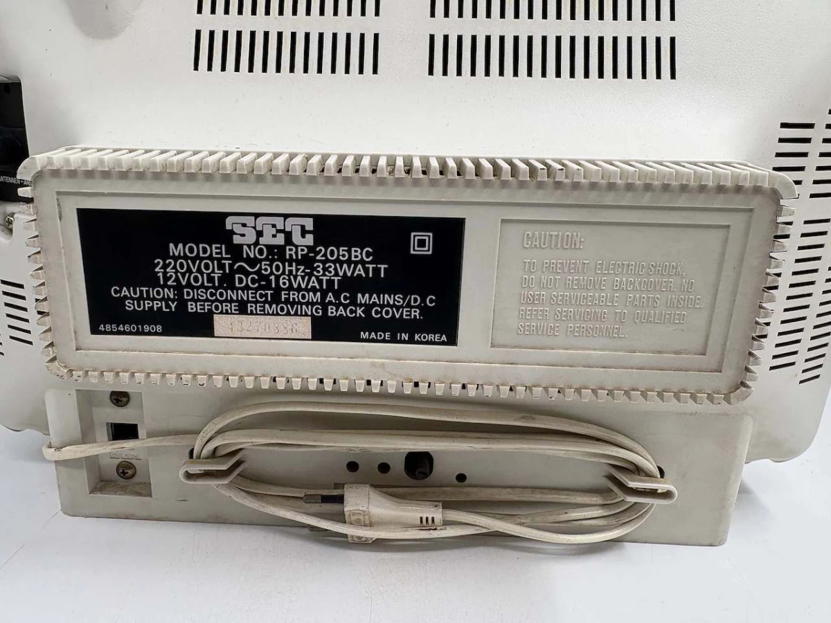 werkende SEC RP_205BC Draagbare zwart-wit televisie - foto 5