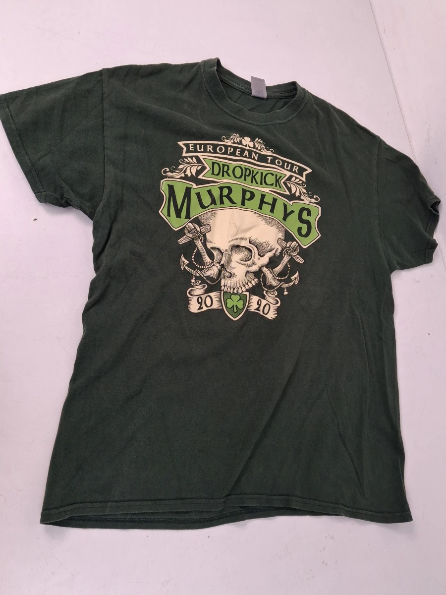 Dropkick Murphys-bandshirt van de European Tour 2020, L
