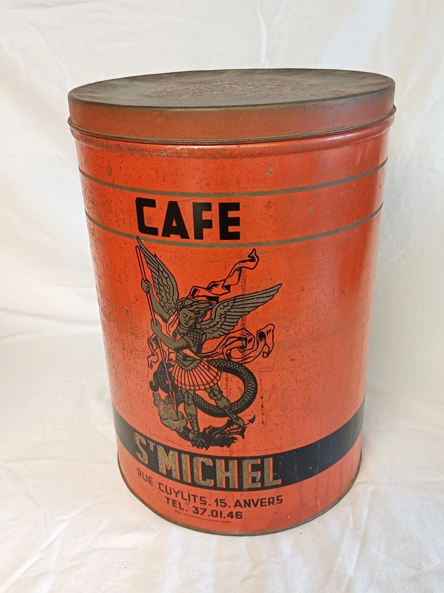 3 antieke winkelblikken voor koffie - foto 4