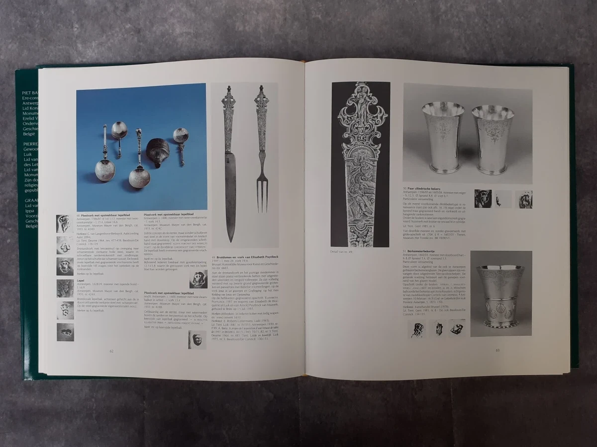 Boek: Edelsmeedkunst in België - Profaan zilver XVIde - XVIIde - XVIIIde Eeuw