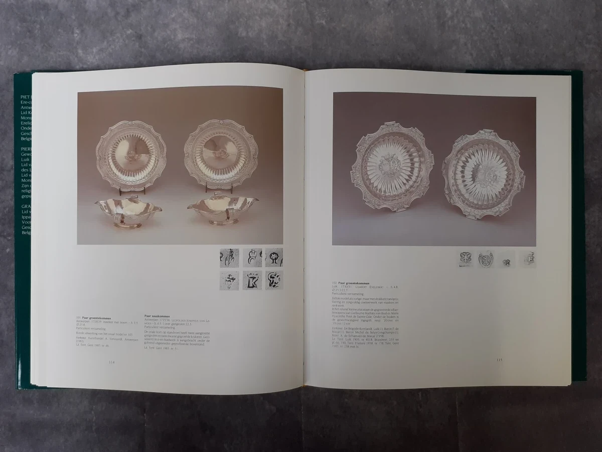Boek: Edelsmeedkunst in België - Profaan zilver XVIde - XVIIde - XVIIIde Eeuw