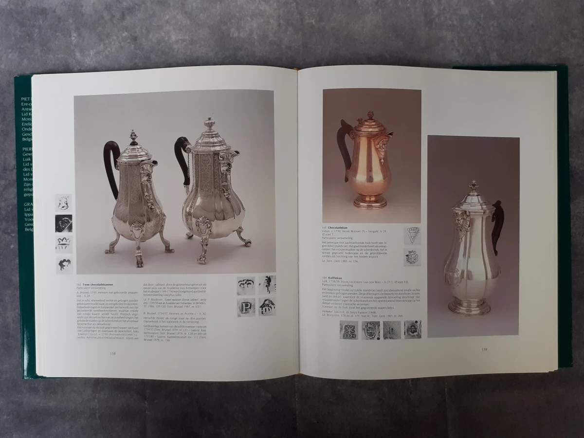 Boek: Edelsmeedkunst in België - Profaan zilver XVIde - XVIIde - XVIIIde Eeuw