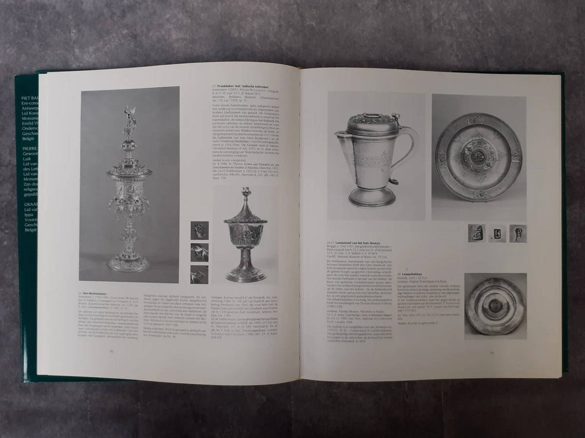 Boek: Edelsmeedkunst in België - Profaan zilver XVIde - XVIIde - XVIIIde Eeuw
