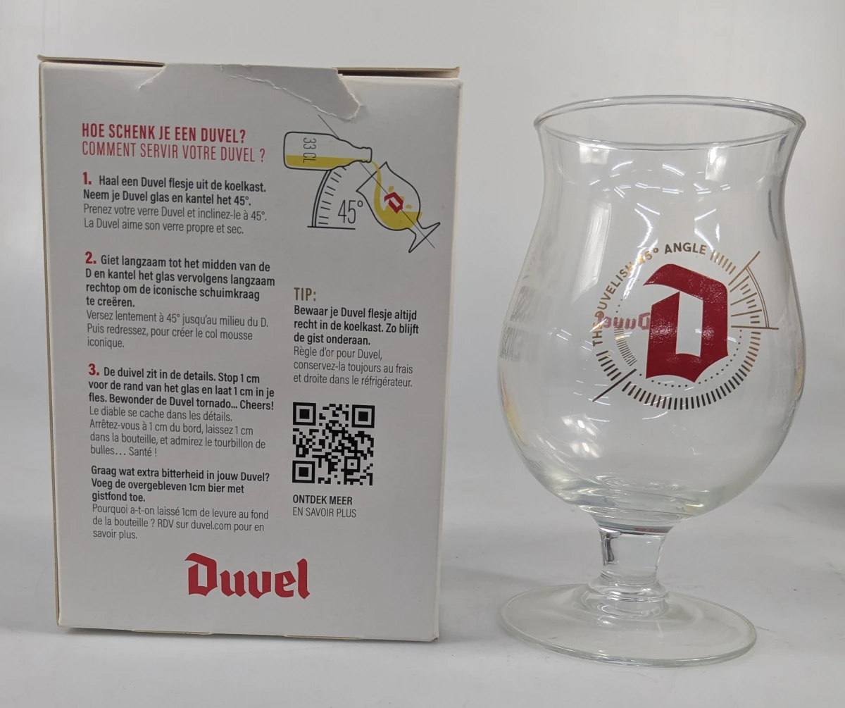 Set van 4 Duvel bierglazen speciale editie. - foto 9
