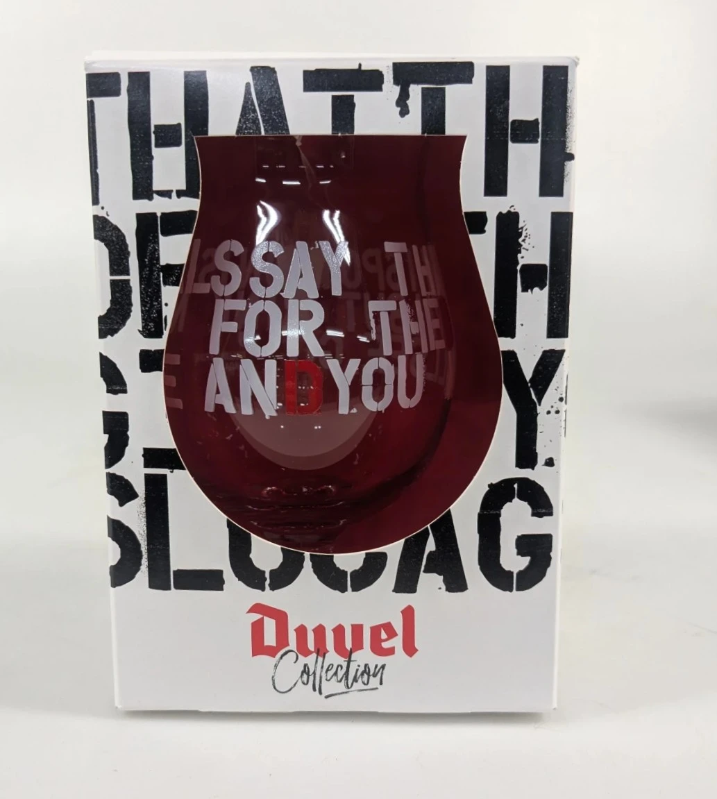 Set van 4 Duvel bierglazen speciale editie. - foto 12