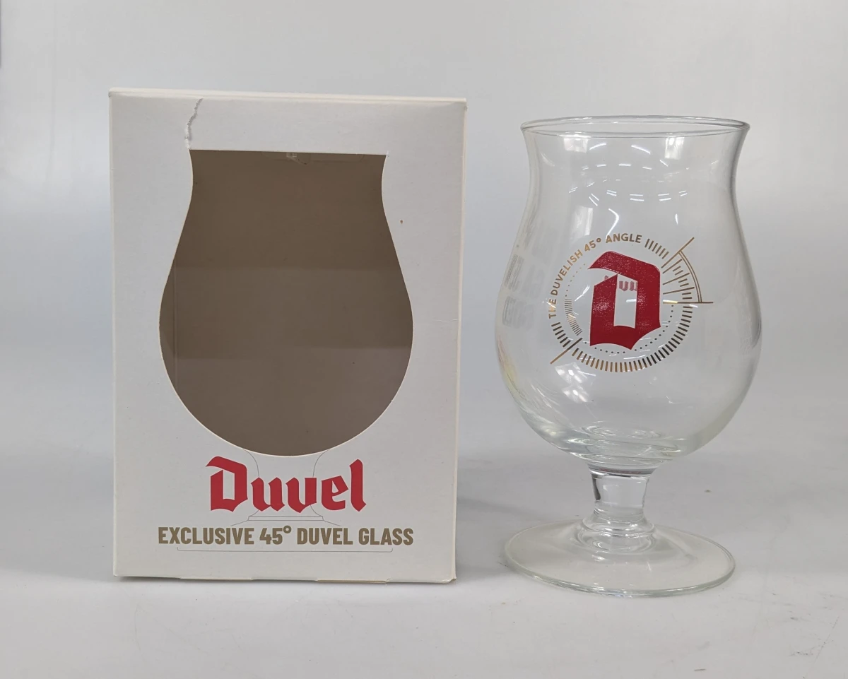 Set van 4 Duvel bierglazen speciale editie. - foto 8